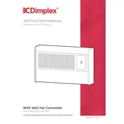 Dimplex WFE3SE Heater manual cover