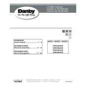 Danby DDR020BJWDB Dehumidifier manual cover