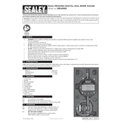 Sealey DBG506D Gauge manual cover