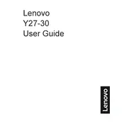 Lenovo Y27-30 66F8-GAC3-WW Monitor manual cover