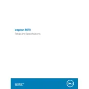 Dell Inspiron 3670 Desktop manual cover