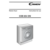 Candy CDB 854DN-80 manual cover