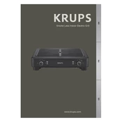 Krups PG760851 Grill manual cover