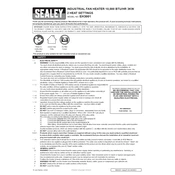 Sealey EH3001 Heater manual cover