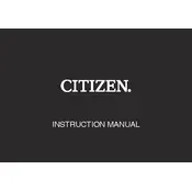 Citizen 4199 Watch manual cover