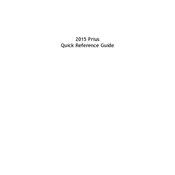 Toyota Prius 2015 Hatchback manual cover