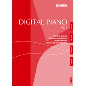 Yamaha H01 Piano manual cover