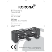 Korona 45080 Grill manual cover