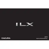 Acura ILX 2019 Sedan manual cover