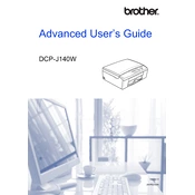 Brother DCP-J140W Advanced manual cover