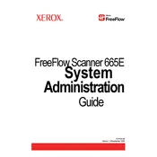 Xerox FreeFlow Scanner 665E Scanner manual cover