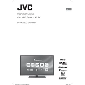 JVC LT-24C680 manual cover