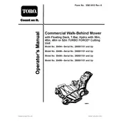 Toro Turbo Force 30494 Mower manual cover