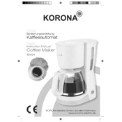 Korona 10404 Coffee Maker manual cover