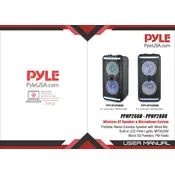 Pyle PPHP266B Microphone System manual cover