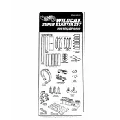 Hot Wheels Mattel Wildcat Super Starter Set 27949 Toy manual cover