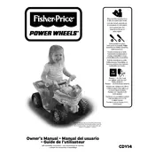 Power Wheels Mattel Barbie Lil Quad CDY14 Toy manual cover