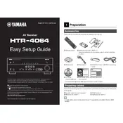 Yamaha HTR-4064 Receiver manual cover