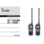 Icom IC-A6E Transceiver manual cover