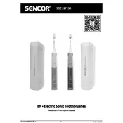 Sencor SOC 2271SR Toothbrush manual cover