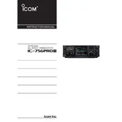 Icom IC-756PROIII Transceiver manual cover