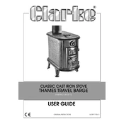 Clarke 6910115 Thames Travel Barge Classic Cast Iron Stove manual cover