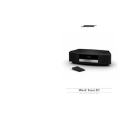 Bose Wave Radio III manual cover