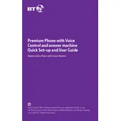 BT Premium Phone with Voice Control Phone manual cover