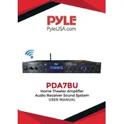 Pyle PDA7BU Amplifier manual cover