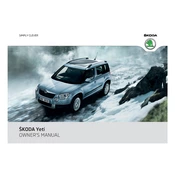 Škoda Yeti 2011 Car manual cover