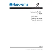 Husqvarna TS 355 Saw manual cover