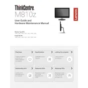 Lenovo ThinkCentre M810z Computer manual cover