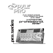 Pyle PYD1918 Mixer manual cover