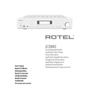 Rotel A12 MKII Amplifier manual cover