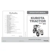 Kubota M5091N Tractor manual cover