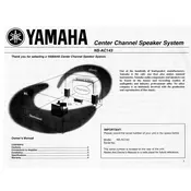 Yamaha NS-AC143 Speaker manual cover