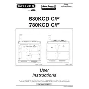 AGA Rayburn 680KCD CF Cooker manual cover