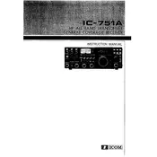 Icom IC-751A Transceiver manual cover