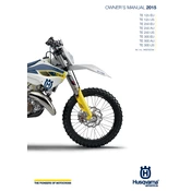 Husqvarna TE 125 2015 Motorcycle manual cover