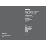 BenQ MX810ST manual cover