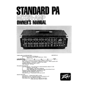 Peavey Standard PA Mixer manual cover