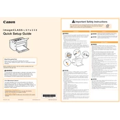 Canon imageCLASS LBP6000 manual cover