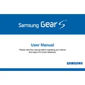 Samsung Gear S AT&T SM-R750AZKAATT Watch manual cover