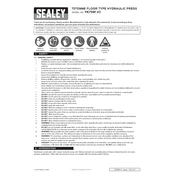 Sealey YK759F.V3 Hydraulic Press manual cover