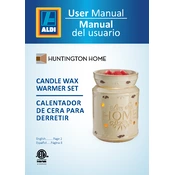 Huntington Home Candle Wax Warmer Set Bless This Home manual cover