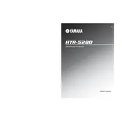 Yamaha HTR-5280 Receiver manual cover