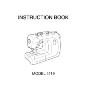 Janome 4119 manual cover