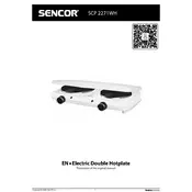 Sencor SCP 2271WH-EUE4 Hotplate manual cover