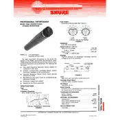 Shure PE66L Microphone manual cover