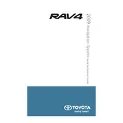 Toyota RAV4 Navigation System 2009 SUV manual cover